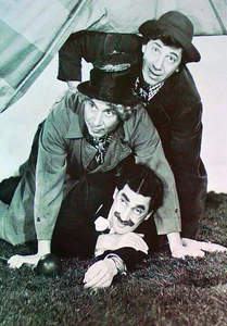 Marx Brothers - Groucho, Harpo, Zeppo - Poster Starfoto 37x53cm gerollt - Picture 1 of 1