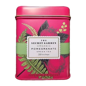 The Secret Garden Organic Pomegranate Green Tea, 50 Tea Bags  - Picture 1 of 2