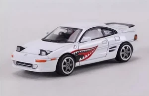Modelo de coche fundido a presión blanco Toyota MR2 W20 DCT 1/64 escala juguete colección de regalo - Imagen 1 de 6