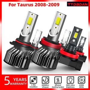 LED Headlight bulb Hi-Low Fog Light Combo bulbs Kits For Ford Taurus 2008 2009 - Picture 1 of 10
