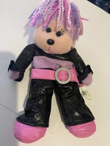 Glitter the Disco Bear BK586 Beanie Kid - Picture 1 of 1