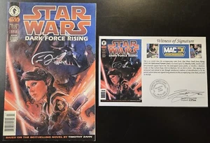 Star Wars: Dark Force Rising (1997) #3 Newsstand Variant SIGNED Timothy Zahn - Picture 1 of 10