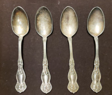 WM Rogers & Son Orange Blossom Teaspoons Silverplate 1910 Spoons Set of 4