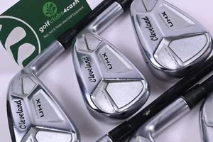 Cleveland Launcher UHX Irons / 5-PW / Stiff Flex Miyazaki C.Kua 6 Shafts - Picture 1 of 7