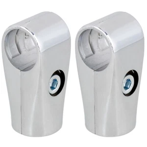 2pcs 25mm Aluminum Shelf Display Rack Tube Connector Aluminum Tee Pipe Fitting - Picture 1 of 13