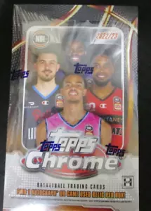 2022-23 Topps Chrome NBL Basketball Hobby Box - 1 AUTO or MEM Per Box - Picture 1 of 12