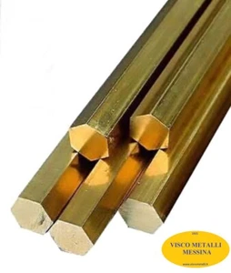 Sechskantstange Messing OT 58mm 30 lang. 30 cm Fräser Drehmaschine CNC Modellbau - Bild 1 von 1