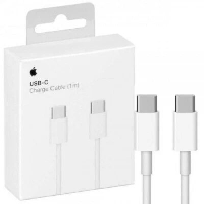 CAVO DI RICARICA APPLE PER IPHONE 15 16 17 ORIGINALE USB-C  1 METRO PER IPAD PRO - Immagine 1 di 3