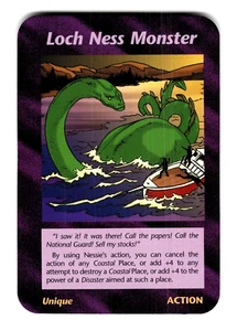 Loch Ness Monster Card Unlimited INWO Illuminati New World Order Game - Picture 1 of 4