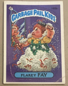 1986 Topps Garbage Pail Kids GPK Sticker Series 4 #165b ❄️ Flakey FAY ❄️ - Picture 1 of 6