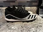 Adidas Mens Icon V Bounce G28288 Black Baseball Cleats Shoes Sneakers Size 9.5