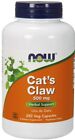 NOW Foods Cats Claw Capsules 500mg Herbal Supplement Immune Support | 250Vcaps