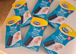 6 pachungen a 2 stück Scholl Velvet Smooth Express Pedi Hornhautentferner - Bild 1 von 4