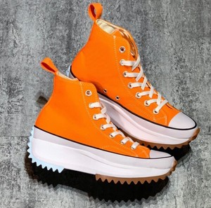 converse plataforma naranjas