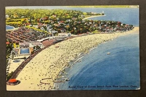 New London CT Aerial View of Ocean Beach Park - Picture 1 of 2