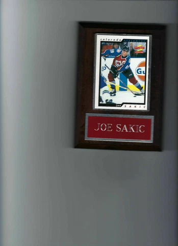 JOE SAKIC PLAQUE COLORADO AVALANCHE HOCKEY NHL   C Cover