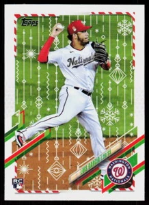 2021 Topps Holiday Luis Garcia #HW216 BASEBALL Rookie Washington Nationals RC - Picture 1 of 2