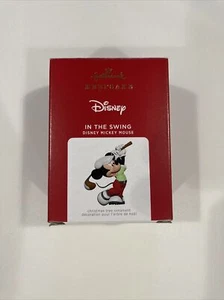 2021 Hallmark Disney In The Swing Mickey Mouse Golf Christmas Tree Ornament NEW - Picture 1 of 6
