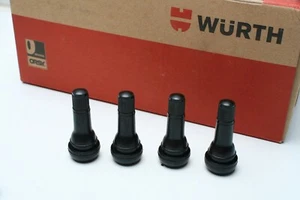 4 valvole pneumatici tubeless a scatto in gomma Wurth TR-413 NUOVE - Foto 1 di 1