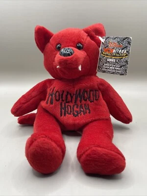 1999 WCW/NWO Series 1 Racing Champions Hulk Hollywood Hogan Beanie Baby Bear - Image 1 of 4
