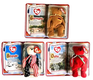 Ty McDonald’s Beanie Baby 2000 International Bears II Germania Spangle Osito - Picture 1 of 18