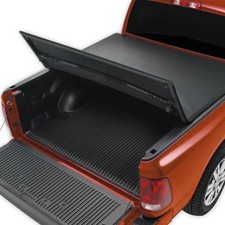 6.5ft Bed Truck Black Soft Trifold Tonneau Cover fits 2004-2014 Ford F-150