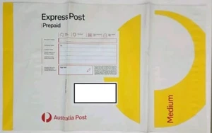 Australia Post Prepaid Medium Express Post Satchels (Pack of 10) Send up to 5KG - Picture 1 of 1