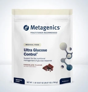 Ultra Glucose Control By Metagenics. Chocolate Flavored, 14 Servings. - Picture 1 of 5
