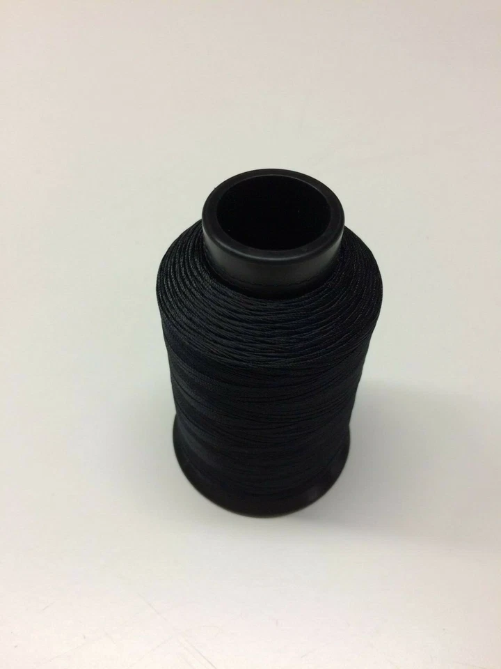 Outdoor Bonded POLYESTER V92 SEWING UV THREAD BLACK ONE 4 oz Spool T-90 Made USA - Image 1 of 3
