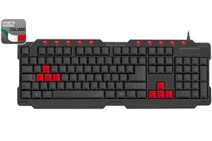Speedlink FERUS Gaming Tastatur für PC Vollformat Keyboard Italienisches QWERTY - Bild 1 von 7