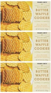 3 Packs Trader Joe's Belgian Butter Waffle Cookies 8.8 oz Each Pack - Picture 1 of 7
