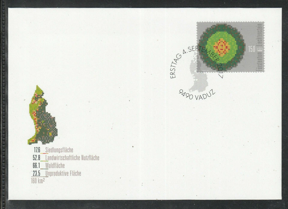 Liechtenstein FDC 2017 - settlement area / settlement - Image 1 of 1