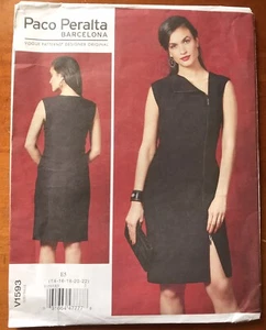 Vogue Paco Peralta Zip Dress sewing Pattern Uncut Sizes 14-22 - Picture 1 of 2