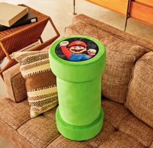 Super Mario Brothers Movie Mario & Luigi Pipe Body Pillow 50cm 2023 japan game - Picture 1 of 3