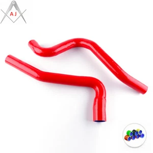 Red For 77-82 Chevy Chevrolet Corvette V8 5.7L / 5.0L Silicone Radiator Hose Kit - Picture 1 of 5