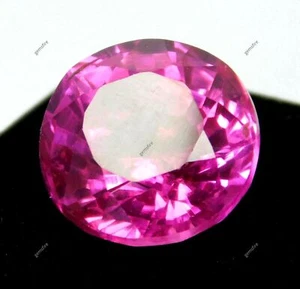 8.00 Carat Natural Loose Gemstone Stunning Ruby CERTIFIED Pink Round Shape. - Picture 1 of 13