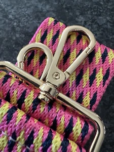 Social Threads rosa schwarz gestreift Tragegurt NUR - Bild 1 von 2