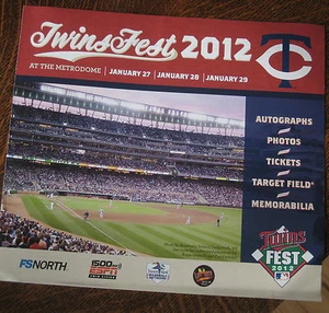 2012 TWINSFEST Tri-Fold Program 2012 - Picture 1 of 1
