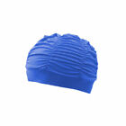 Soft Elastic Swimming Cap Women Long Hair Swim Pool Hat Nylon for Adult Unisex