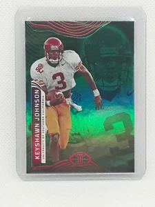 Keyshawn Johnson 2023 Chronicles Illusions Draft Picks - Green #18 - USC Trojans - Picture 1 of 2