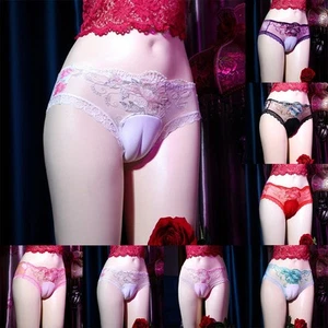 Bragas travesti para hombre punta camel ocultas gaff tanga modelando ropa interior calzoncillos - Imagen 1 de 40