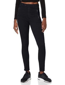 Pantalones informales de mujer G-Star Weld cintura alta ajustados azul mazarino gd, W28 L32 - Imagen 1 de 4
