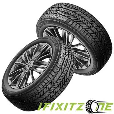 2 Bridgestone WeatherPeak 225/60R16 98V All Weather 700AA UTQG 70000 Mileage - Imagem 1 de 4