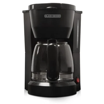 Cafetera BLACK+DECKER 5 tazas, negra, DCM600B Foto 1 de 4