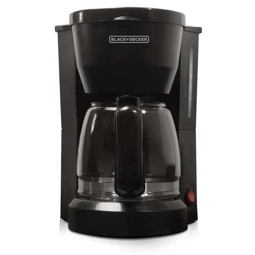 Cafetera BLACK+DECKER 5 tazas, negra, DCM600B Foto 1 de 4