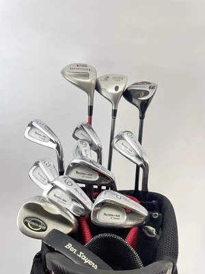 Mens Golf Package Set 13 Clubs Regular Flex /Right /New Grips /Cart Bag /28308 - Image 1 of 4