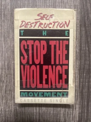 The Stop The Violence Movement - Self-Destruction Cassette Single (1989) - Image 1 of 4