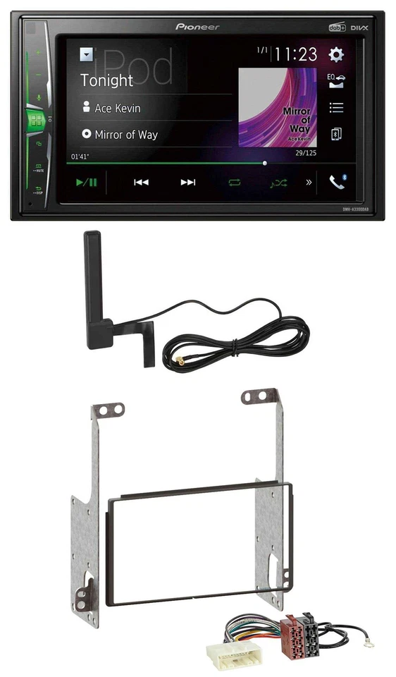 Pioneer MP3 DAB AUX 2DIN Bluetooth Autoradio für Nissan X-Trail 2007-2014 - Bild 1 von 4