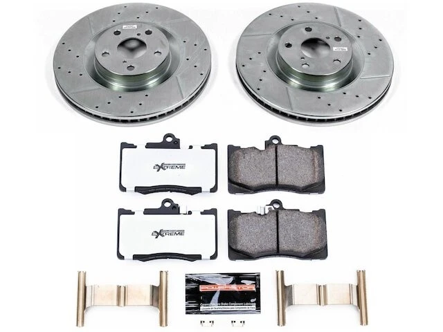 Front Brake Pad and Rotor Kit For 2016-2017 Lexus GS200t Base JZ414FT — 第 1/1 张图片