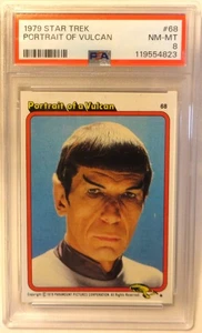 1979 Topps Star Trek The Motion Picture Spock Portrait of a Vulcan #68 **PSA 8** - Picture 1 of 2